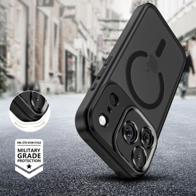6. Tech-Protect MagCam MagSafe Case für iPhone 17 Pro - Mattschwarz