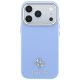 3. Guess Saffiano Small 4G & Classic Logo MagSafe Hülle für iPhone 18 Pro / 17 Pro - Hellblau