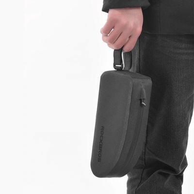 8. Rockbros AS-019-1 Wasserdichte Fahrrad Rahmentasche 1.6L - Schwarz