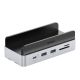 Orico MiniDock 10-in-1 Dockingstation mit SSD-Festplatteneinschub – Silber