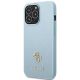 2. Guess Saffiano 4G Small Metal Logo Case für iPhone 13 Pro / 13 – Blau