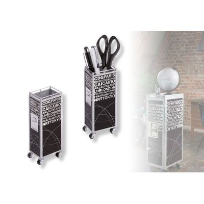 3. TROIKA Stifteköcher MINI TROLLEY