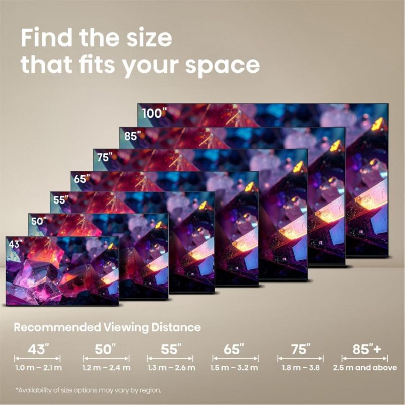 7. Hisense 65E7S PRO 165,1 cm (65") 4K Ultra HD Smart TV Wi-Fi Schwarz
