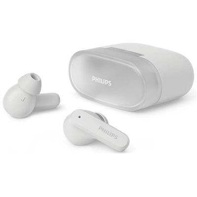 Philips TAT2000WT/00 Kopfhörer/Headset der Serie 2000, kabellos, In-Ear, Bluetooth, Weiß, für Anrufe/Musik