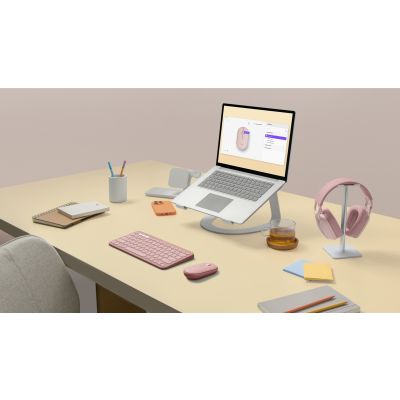 18. Logitech Pebble 2 M350s Pinke Maus