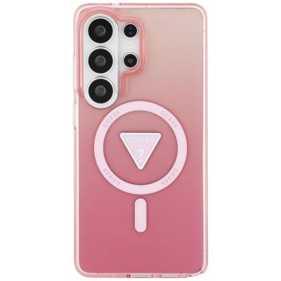 3. Guess IML Gradient Triangle MagSafe Hülle für Samsung Galaxy S26 Ultra – Pink