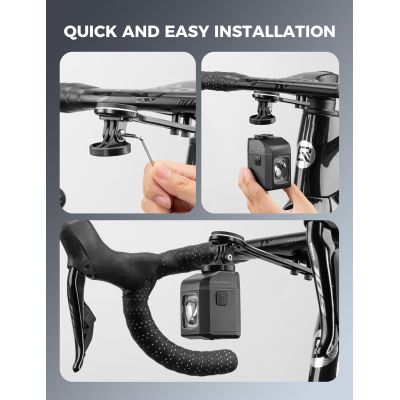 2. Rockbros Fahrrad-Frontlicht 1600LM weiß