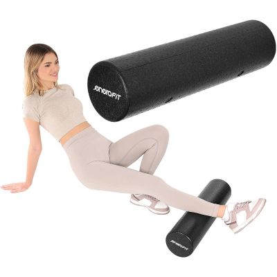 8. FITNESS-YOGA-ROLLER EPP SCHWARZ 15x60CM ENERO FIT