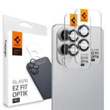 Spigen Optik Pro GLAS.TR "Ez Fit" 2er-Pack Kamera-Cover für Samsung Galaxy S25 Edge - Schwarz