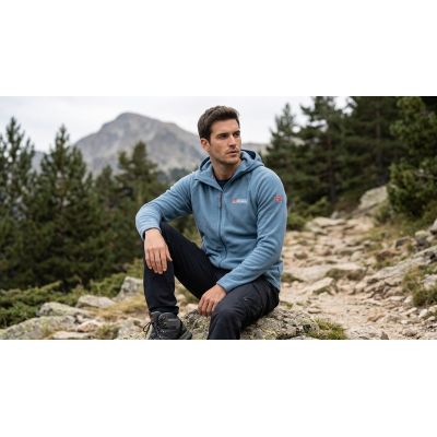 4. Herren-Fleecejacke Geographical Norway TUGOOD PETROLE DB MEN 233 (WZ3337H/GN-PETROL)