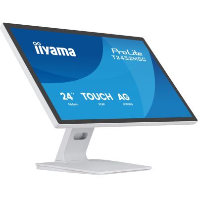 5. iiyama ProLite T2452MSC-W1AG Computermonitor 60,5 cm (23,8") 1920 x 1080 px Full HD LED-Touchscreen Weiß