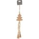6. Dekorativer Anhänger im Boho-Stil, Öko-Natur-Design, Weihnachtsbaum aus Holz