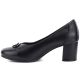 3. Schwarze Lederpumps mit Blockabsatz, Potocki JE19511