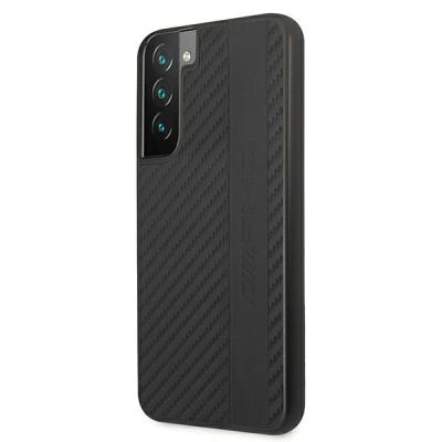 2. AMG Carbon Stripe&Embossed Case für Samsung Galaxy S22+ - Schwarz