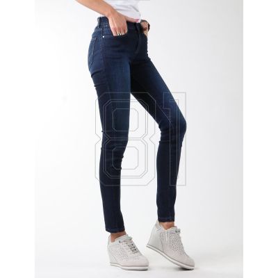 3. Wrangler High Rise Skinny Dezente blaue Jeans W27HX786N