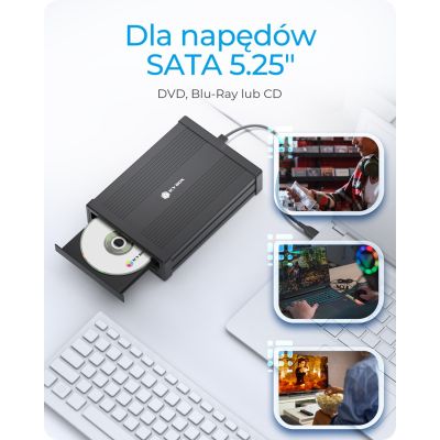 7. ICY BOX IB-525-U3 5,25" SATA III USB Typ-C Gehäuse