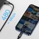 20. Baseus CATS000003 Lightning – USB-C-Kabel 20 W 480 Mbit/s 1 m – blau