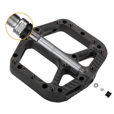 7. Rockbros 2018-12A Nylon-Fahrradpedale – Schwarz