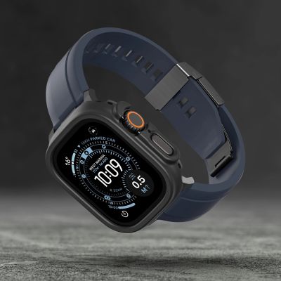 8. AmazingThing Minimalistische Schutzhülle für Apple Watch Ultra 3 49 mm – Schwarz