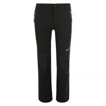 Trollkids Lysefjord Kinderhose, schwarze Softshellhose für Mädchen/Jungen (147-603)