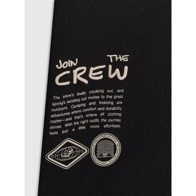7. Herren-T-Shirt mit Aufdruck, regulär, Größe 4F 4FRSS26TTSHM3814-20S