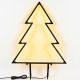 8. Neon-Weihnachtsbaum mit 190 LEDs, Timer und 8 Funktionen, 53 x 75 cm, Farbe: Luca, warmweiß