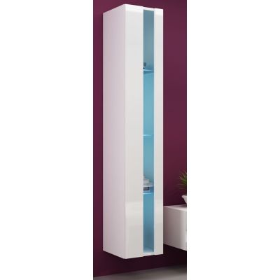 VIGO NEUES Regal 180/40/30, weiß/glänzend weiß