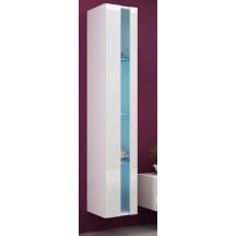 VIGO NEUES Regal 180/40/30, weiß/glänzend weiß