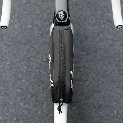 7. Rockbros G009 Flash Journey Oberrohr-Fahrradtasche 0,8 l – Schwarz
