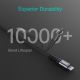 7. Choetech IP0039 USB-C/ Lightning MFi-Kabel, 1,2 m lang – Schwarz
