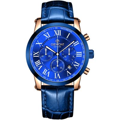 Giewont Chronograph Saphir Kupferblau Herrenuhr GW6260-A5