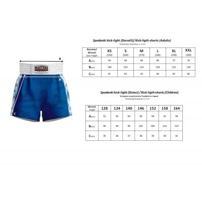 4. Kick Light Trainingsshorts MASTERS (WAKO-GENEHMIGT)