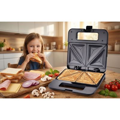 13. Esperanza PARMIGIANO EKT010 Sandwichmaker (1000W; schwarz)