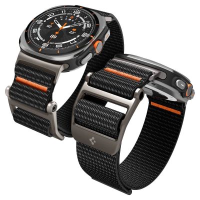 10. Spigen DuraPro Armband für Samsung Galaxy Watch Ultra 47 mm – Schwarz