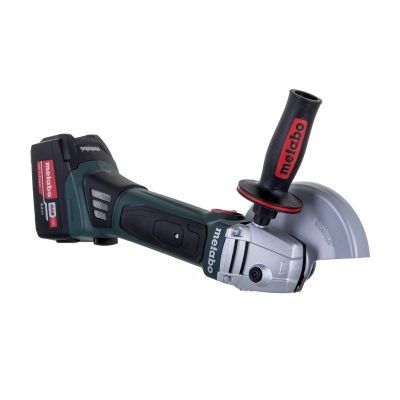 23. METABO W 18 LTX 150 QUICK Winkelschleifer (600404650) + metaBOX 165 L Koffer Grün, Schwarz