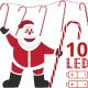 13. Girlandenlampen, 10 LED-Lollipops, Weihnachtsbaumkerzen, warmweiß, Luca