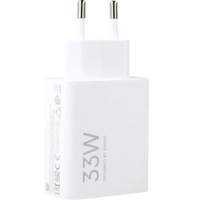 4. Xiaomi MDY-16-EF 1xUSB-A 33W Wandladegerät mit 3A USB-C Kabel - Weiß