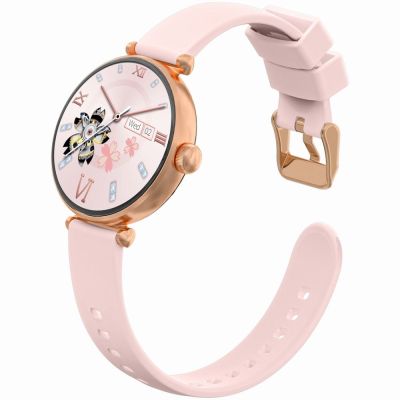 6. Smartwatch Gravity Roségold Pink 2 Armbänder GT26-1