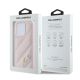 8. Karl Lagerfeld Diagonal Quilted Script Hülle für iPhone 15 Pro – Rosa