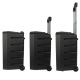 6. V-TONE BQ12 GO MP3 – Aktivlautsprecher, wiederaufladbar, schwarz, Bluetooth, TWS, USB, SD, DSP, AUX, Infrarot-Fernbedienung, 2 drahtlose Mikrofone, ausziehbarer Griff, Transportrollen