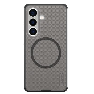 Nillkin Super Frosted Shield Pro Magnetische Hülle, kompatibel mit MagSafe für Samsung Galaxy S26 – Transparent Schwarz