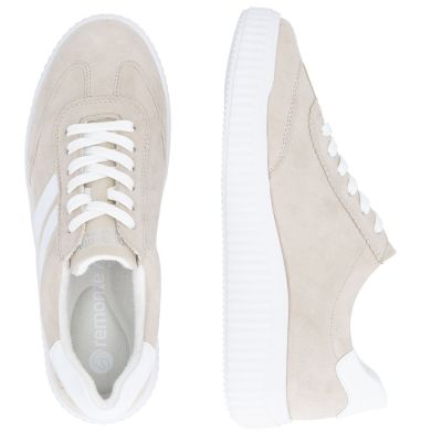 3. Beige Ledersneaker Remonte Rieker D3E00-60