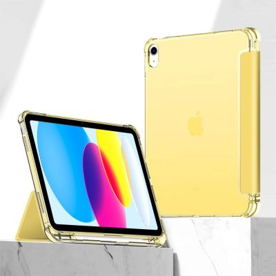 4. Tech-Protect SC Pen Hybrid Hülle für iPad 10 / 2022 – Gelb – Transparent