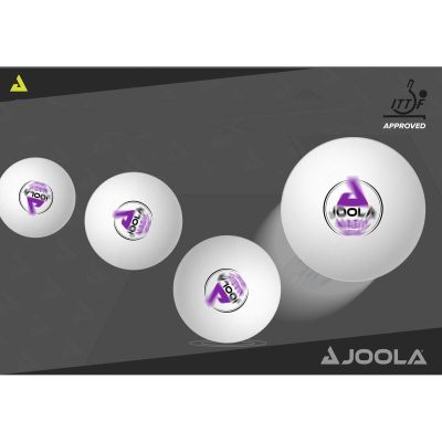 3. JOOLA MAGIC ABS Tischtennisbälle 72 Stück Weiß