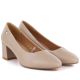 4. Sergio Leone PB404 Damen-Pumps mit Blockabsatz in Kaffeebraun