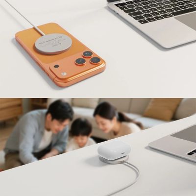 6. Tech-Protect A50 MagSafe 25W QI2.2 Kabelloses Ladegerät – Weiß