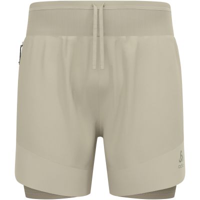 4. Herren-Shorts Odlo X-ALP TRAIL 6 INCH 2-in-1, grau