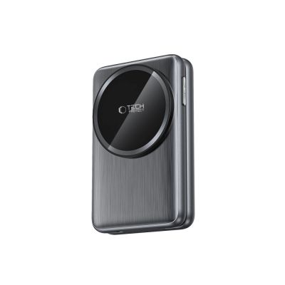 4. QI15W-A42 3in1 induktives Ladegerät mit MagSafe für Apple-Geräte – Grau