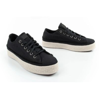 18. Converse Chuck Taylor Damen-Sportschuhe, Espadrilles, modisch, schwarz, bequem