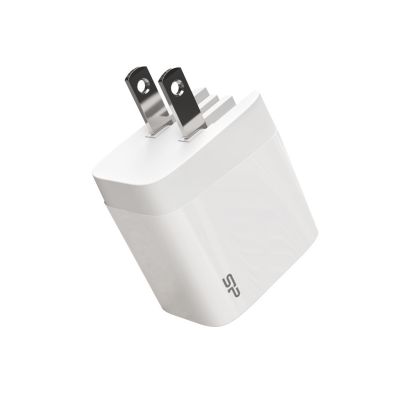 2. Silicon Power QM16 Boost-Ladegerät 20W Reise-Wandladegerät mit EU/US/UK/AU-Steckern, 1x USB-A, 1x USB-C